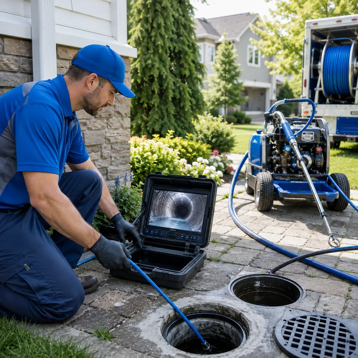 Outdoor drain cleaning professionals serving Aledo, IL