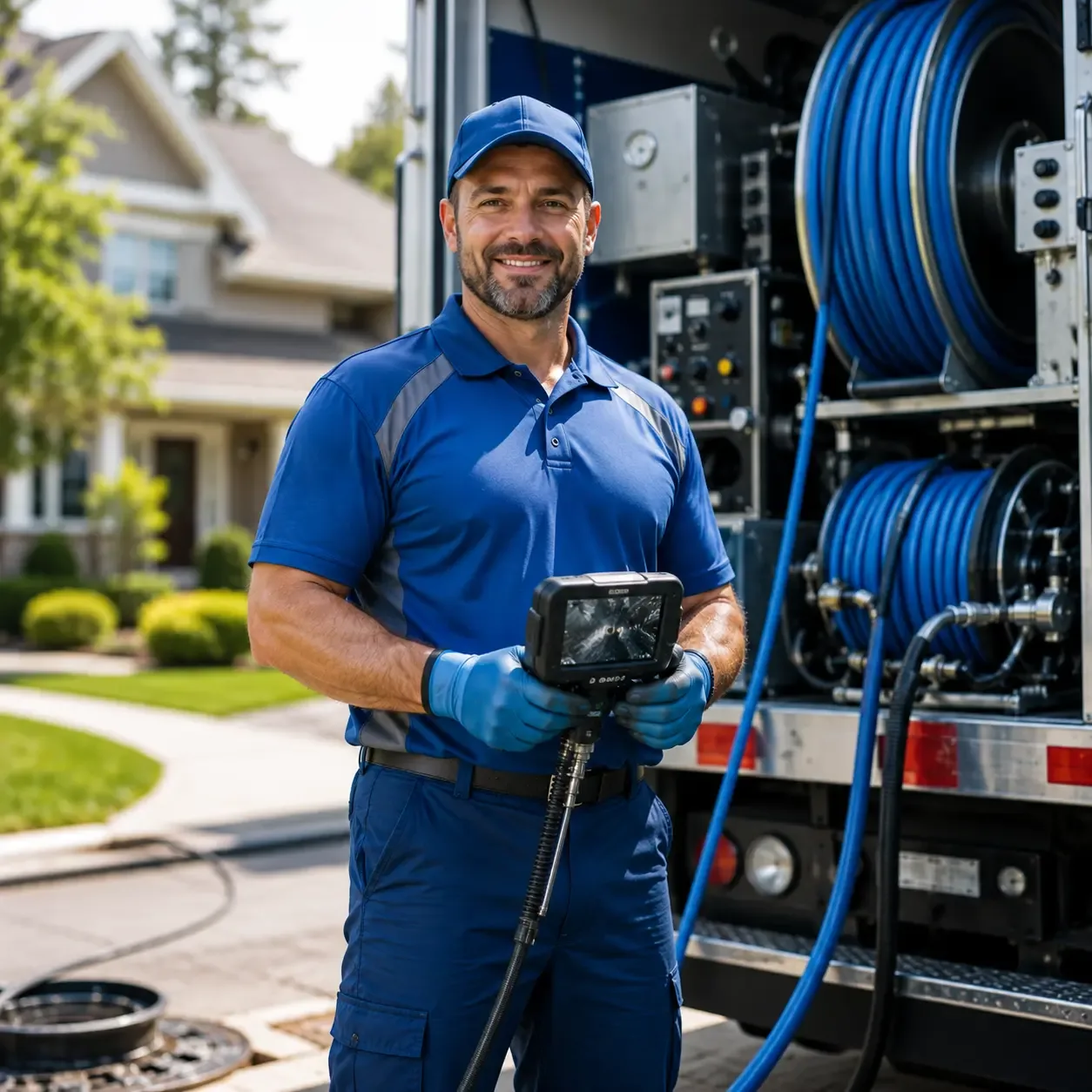 Local outdoor drain cleaning specialists in Aledo, IL